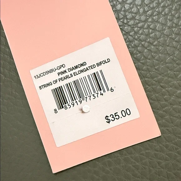 Juicy Couture Pink Embossed Card Wallet - Picture 4 of 4